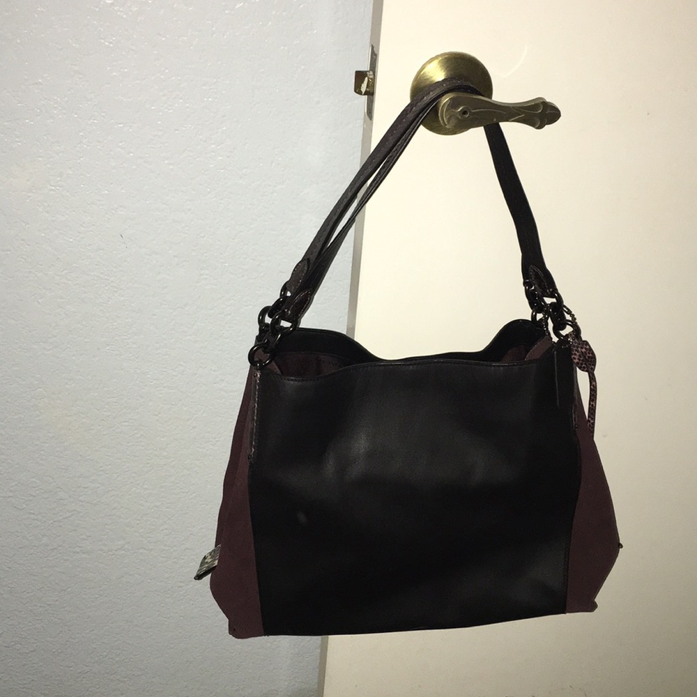 Coach Dalton 31 Exotic Colorblock Shoulder Bag